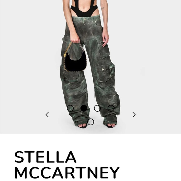 INC Stella McCartney Frayme hobo zip bag. - Picture 10 of 11